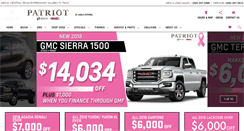 Desktop Screenshot of patriotcars.com